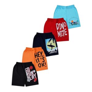 T2F Boy's Shorts(Pack of 5)